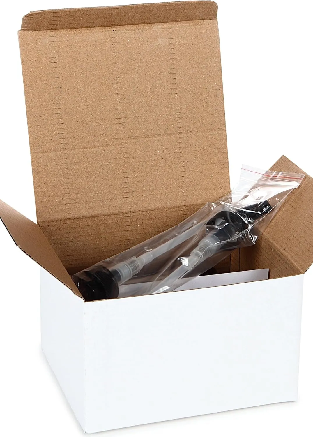 , 2, Large, 16 Oz, Empty, Amber Glass Bottles with Black Lotion Pumps