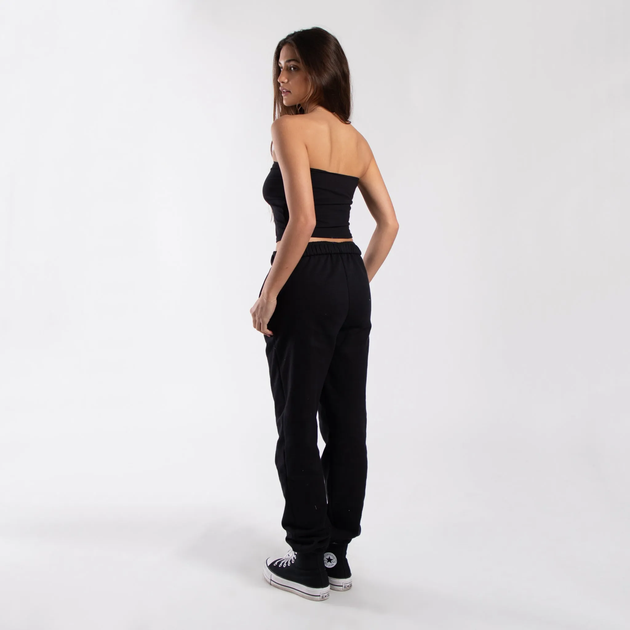 0893 - Women's Cropped Strapless Tube Top