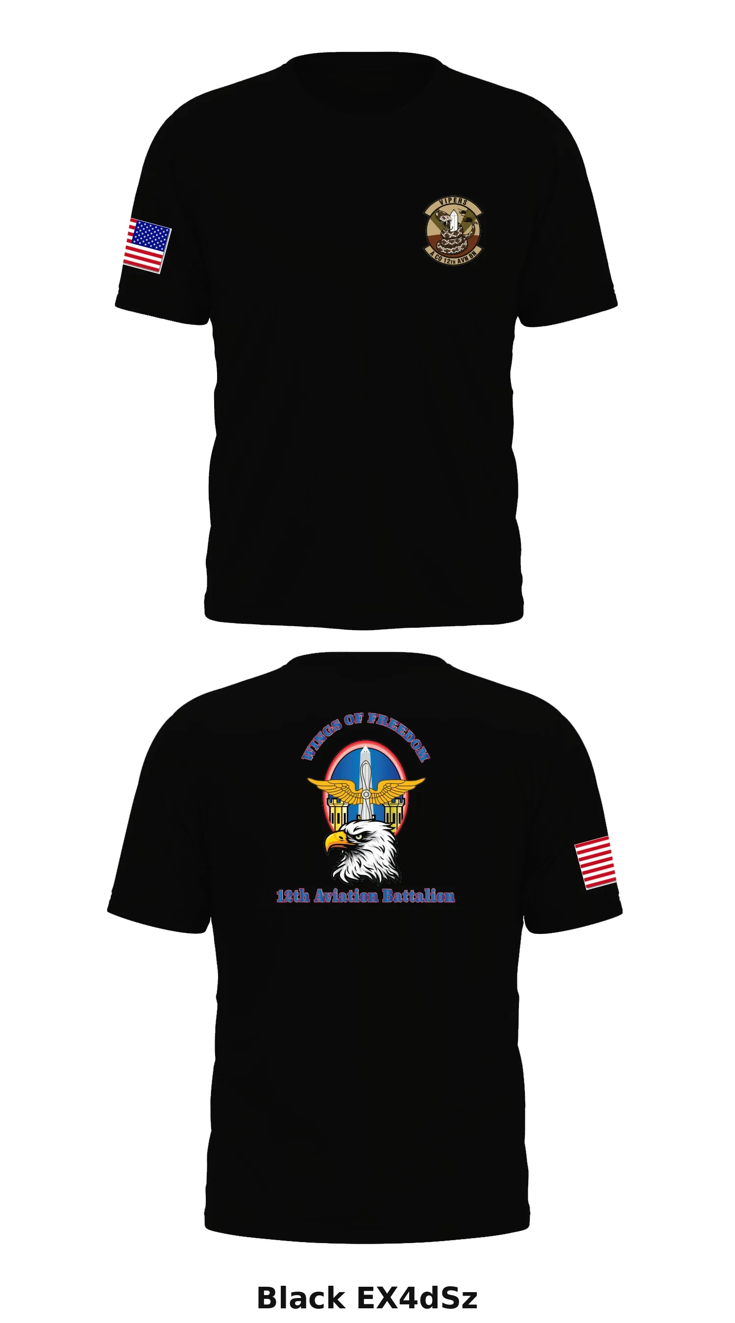 12th Aviation Battalion Store 1 Core Men's SS Performance Tee - EX4dSz