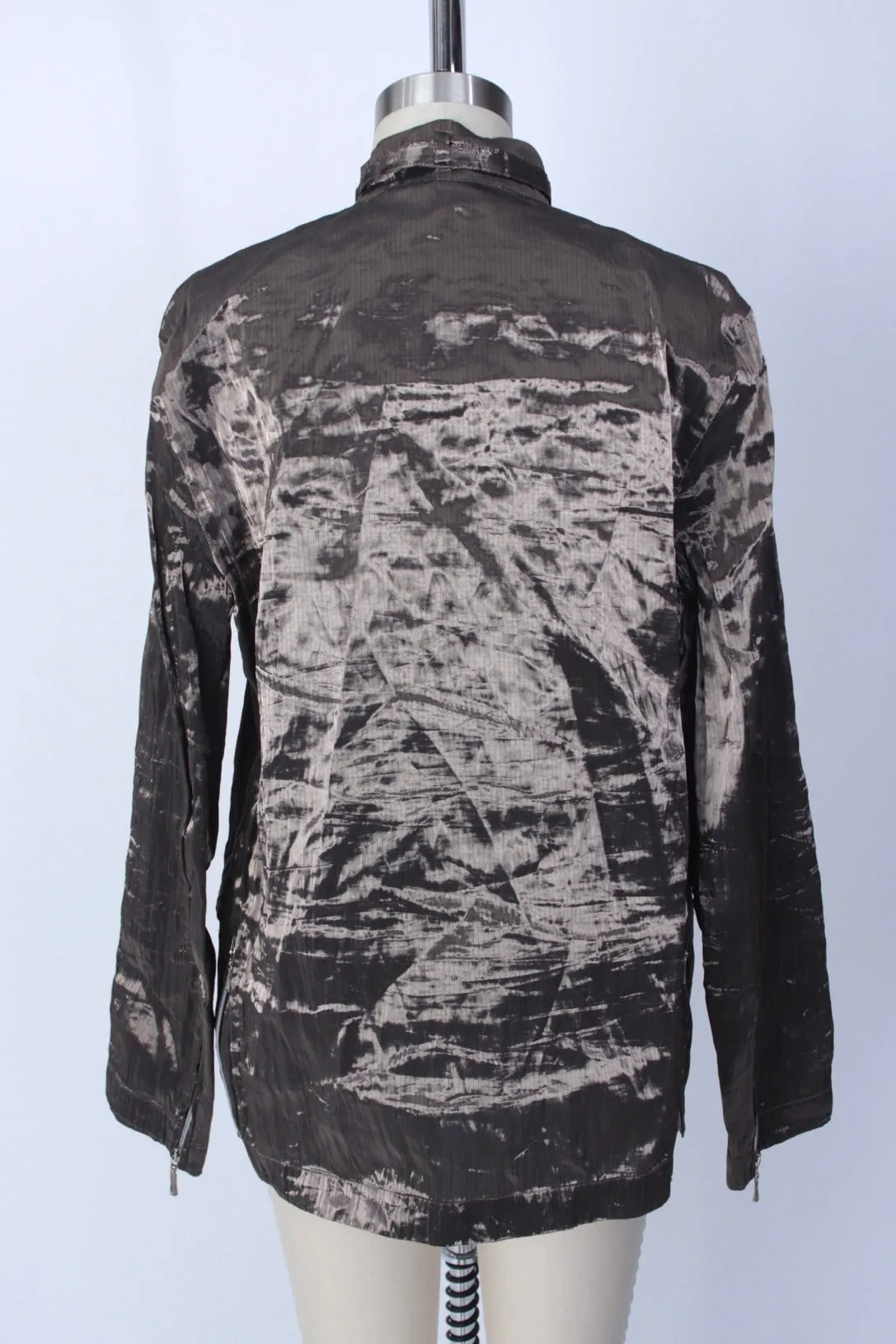 1990s Gianni Versace Iridescent Zip Jacket