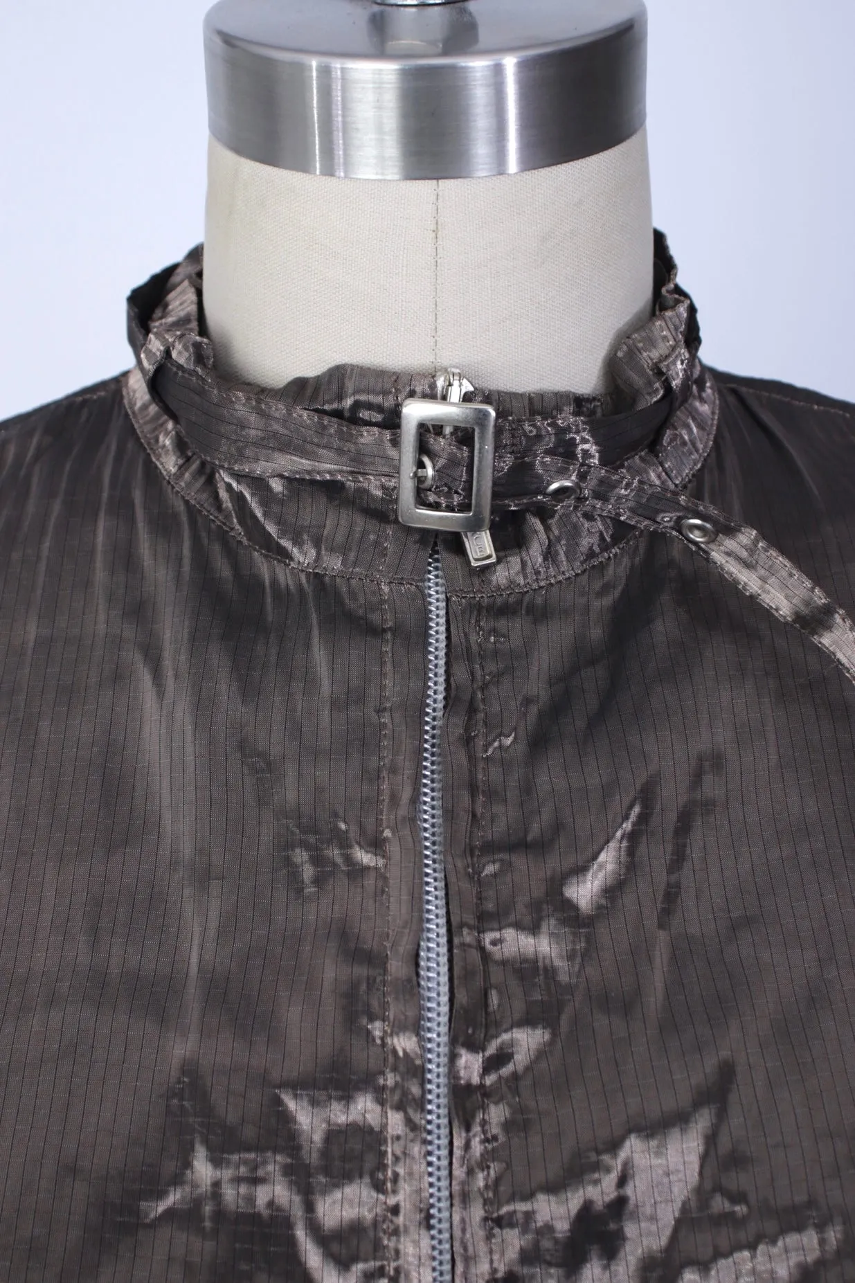 1990s Gianni Versace Iridescent Zip Jacket