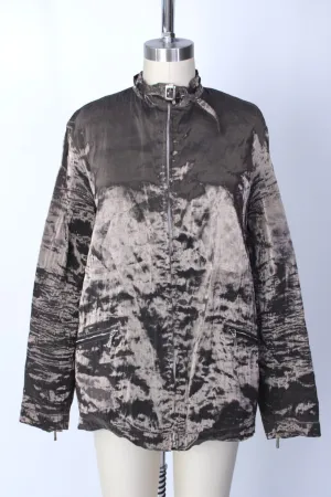 1990s Gianni Versace Iridescent Zip Jacket