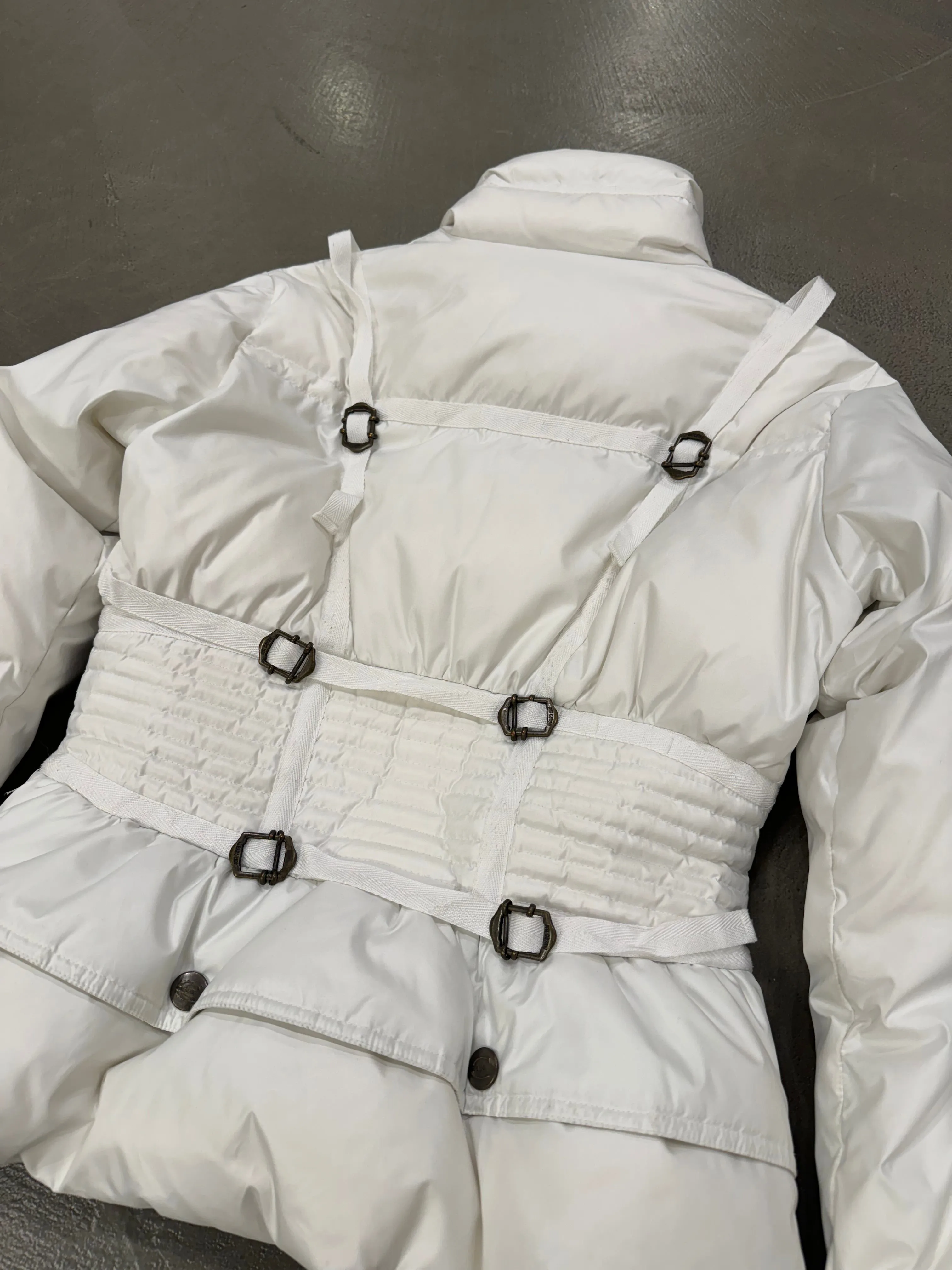 1990s Roberto Cavalli harness parachute puffer jacket