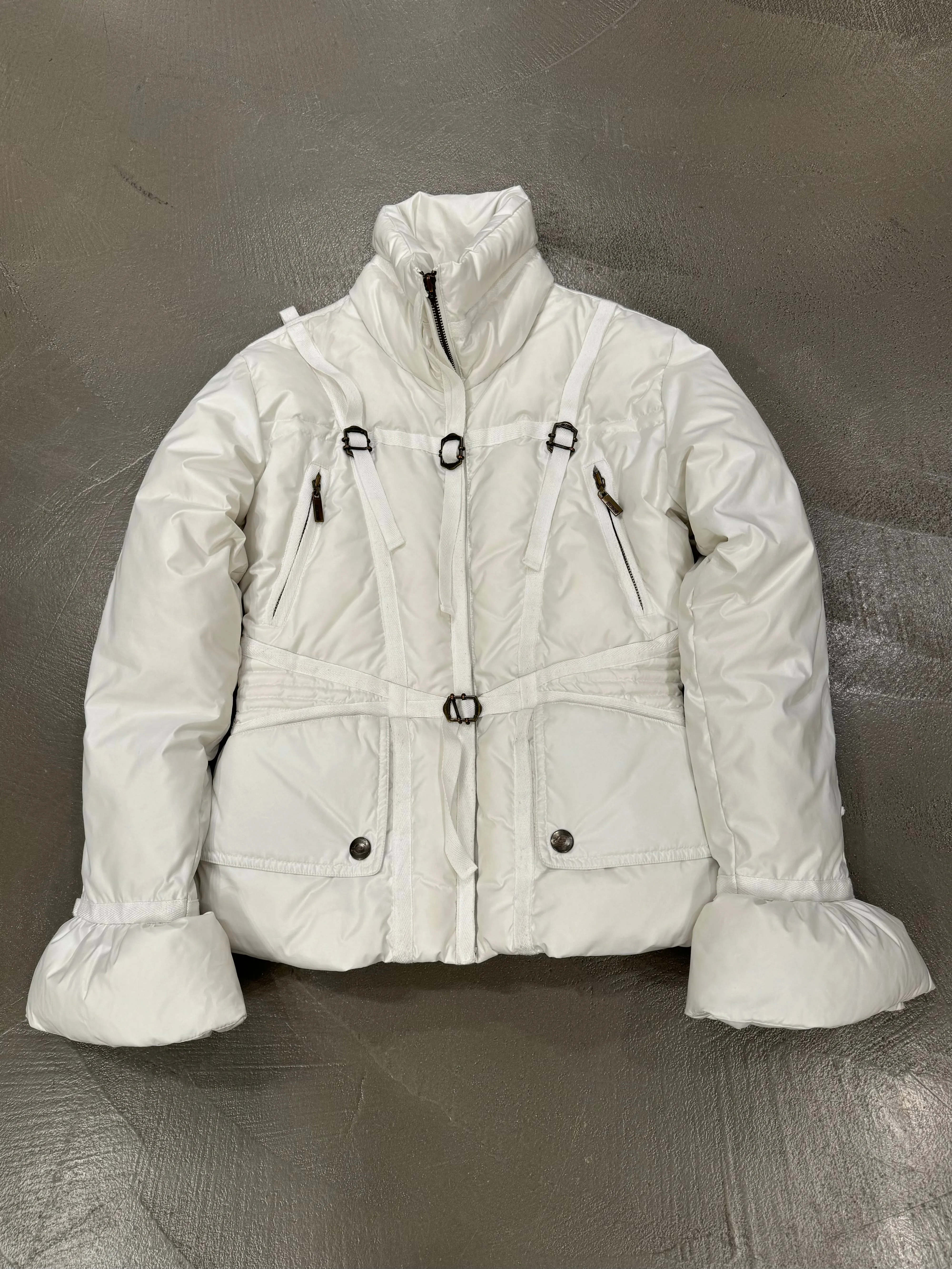1990s Roberto Cavalli harness parachute puffer jacket