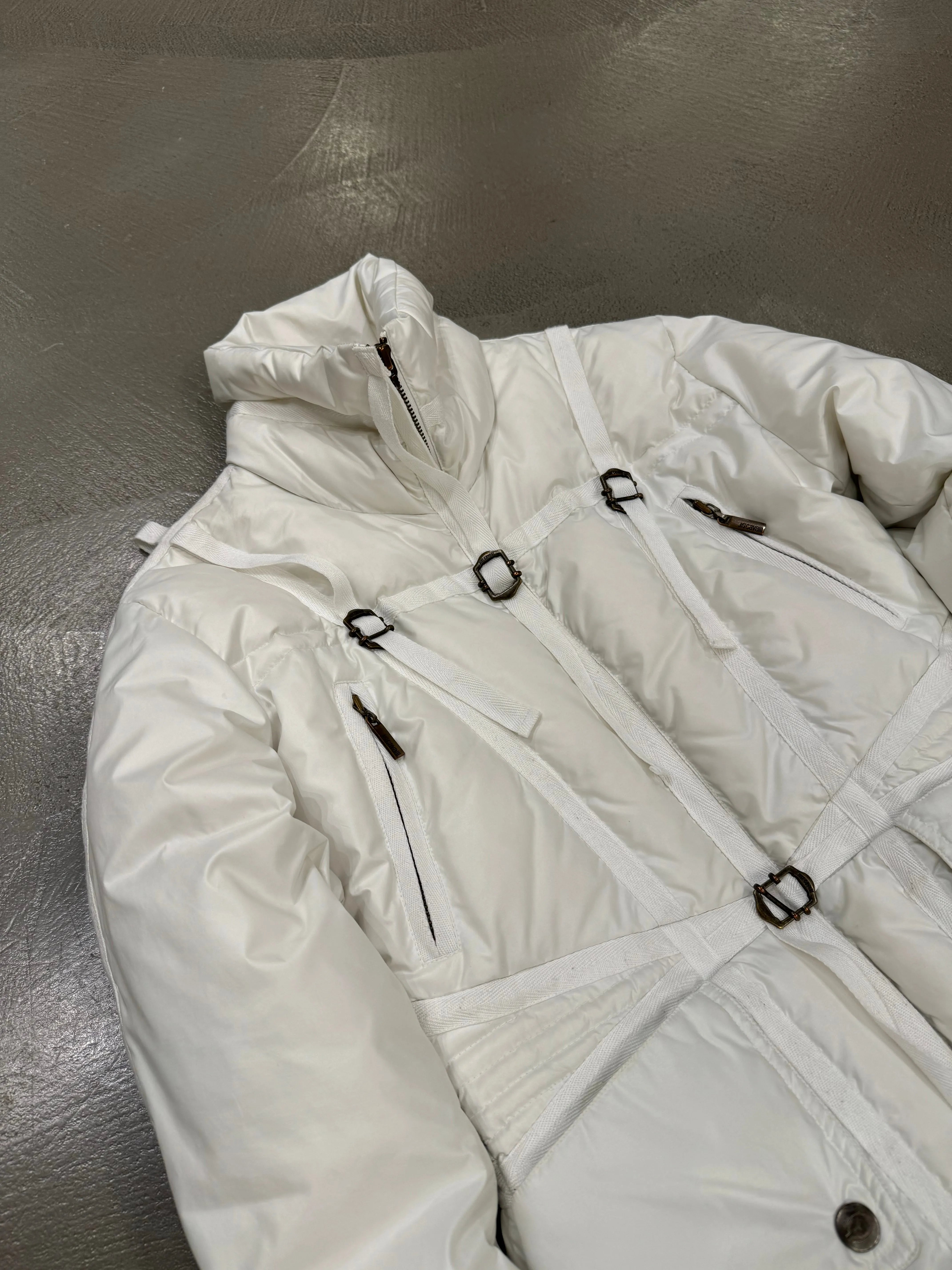 1990s Roberto Cavalli harness parachute puffer jacket
