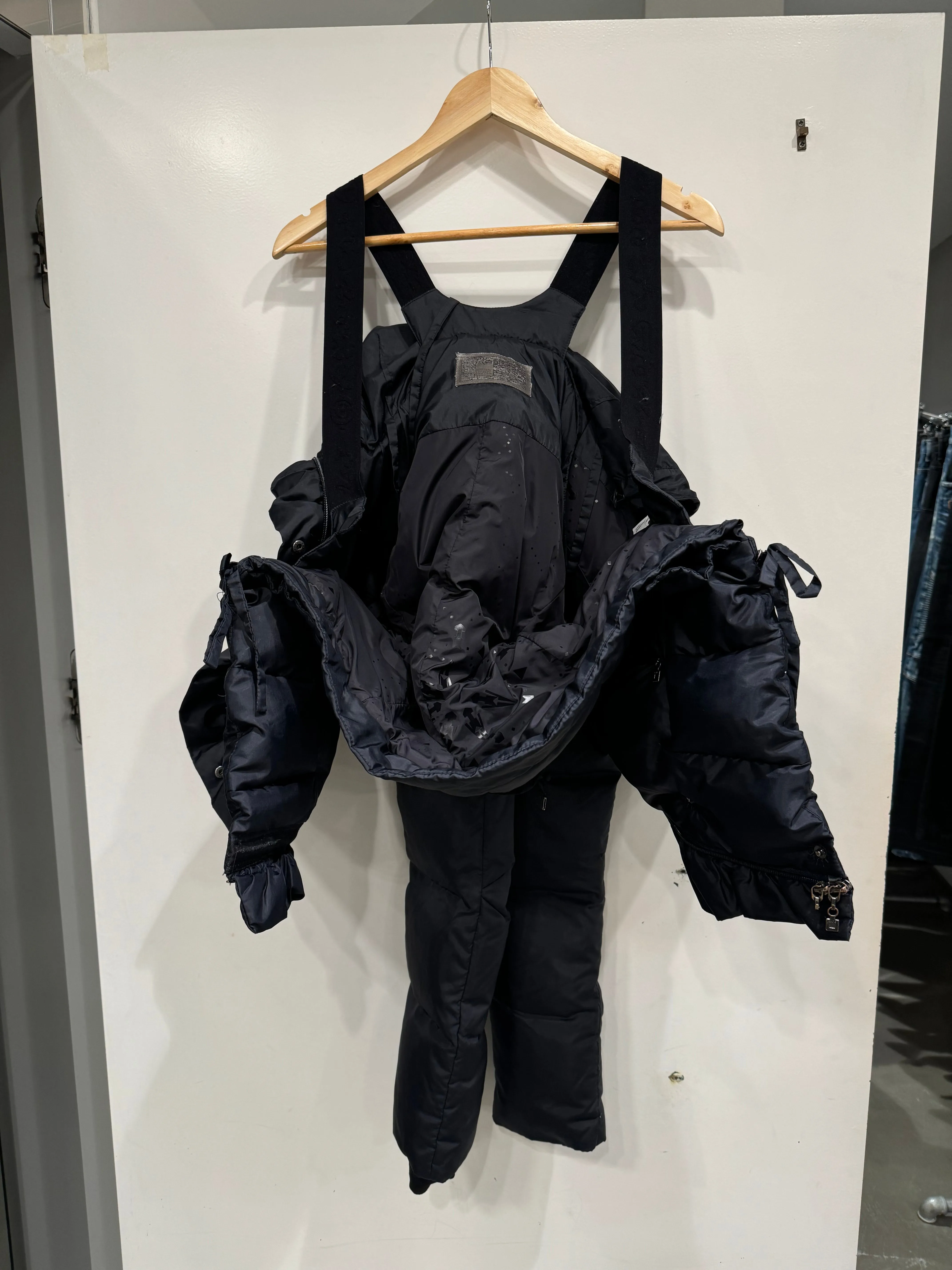 2000s Marithe Francois Girbaud backpack straps puffer jacket