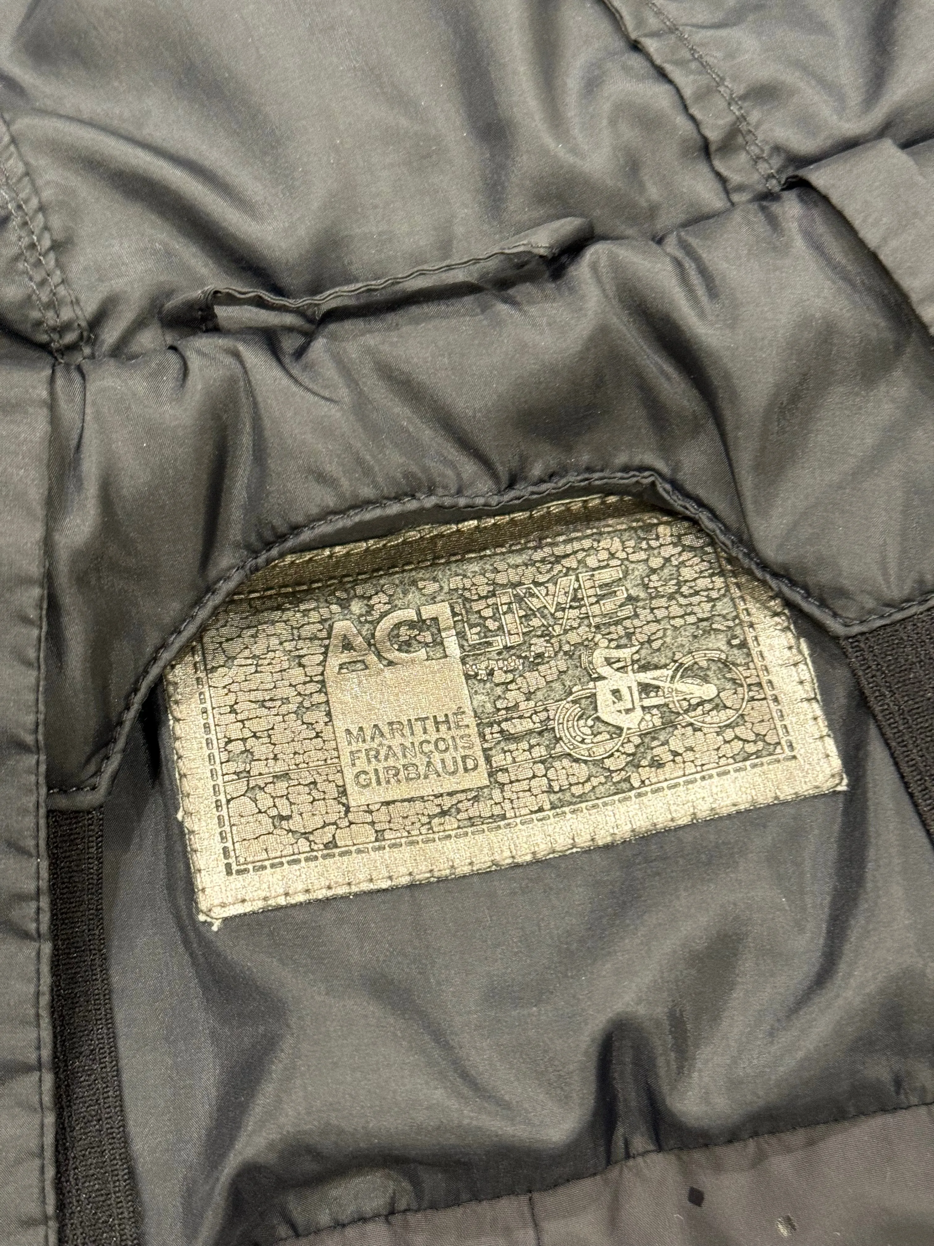 2000s Marithe Francois Girbaud backpack straps puffer jacket