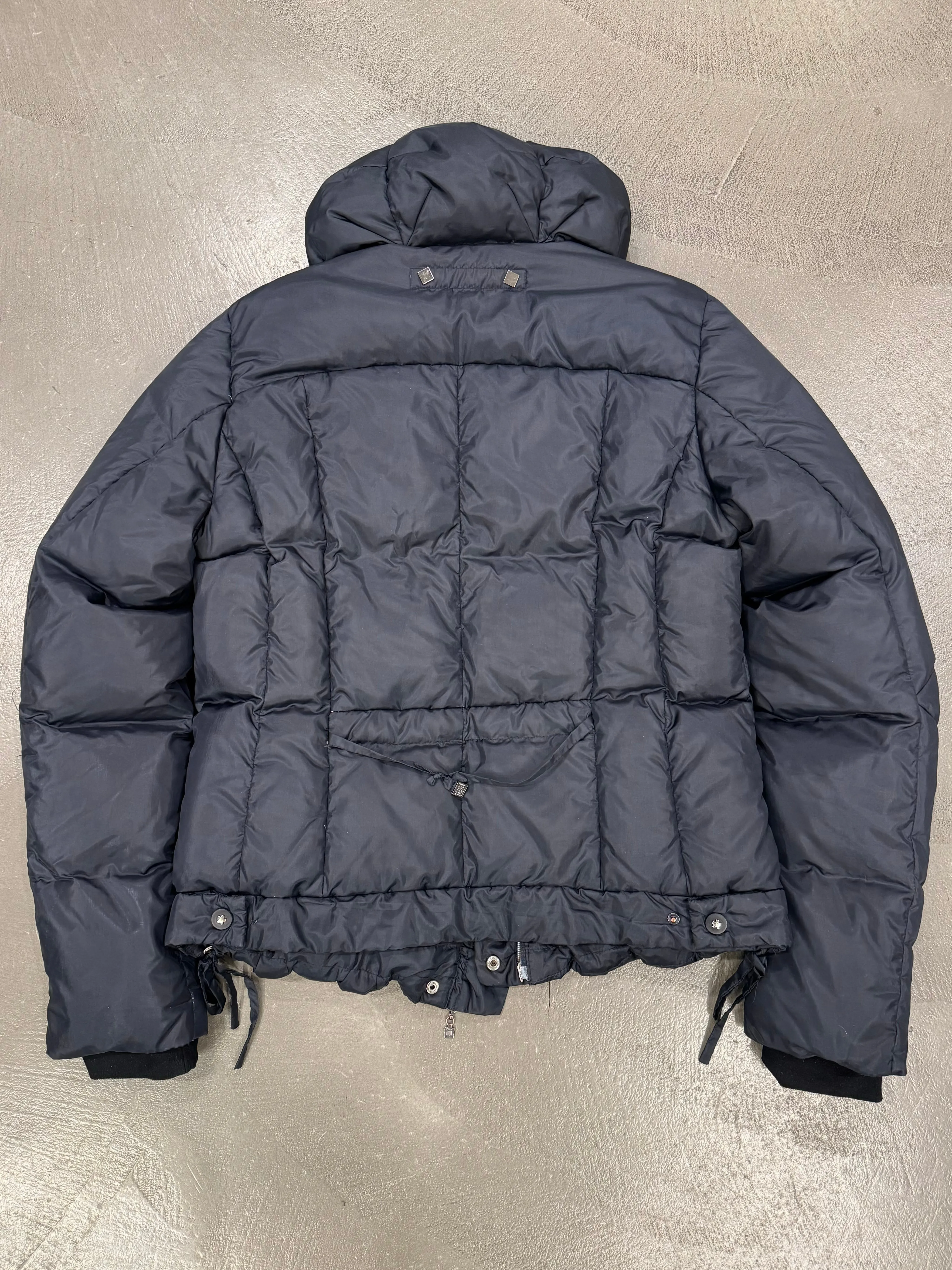 2000s Marithe Francois Girbaud backpack straps puffer jacket