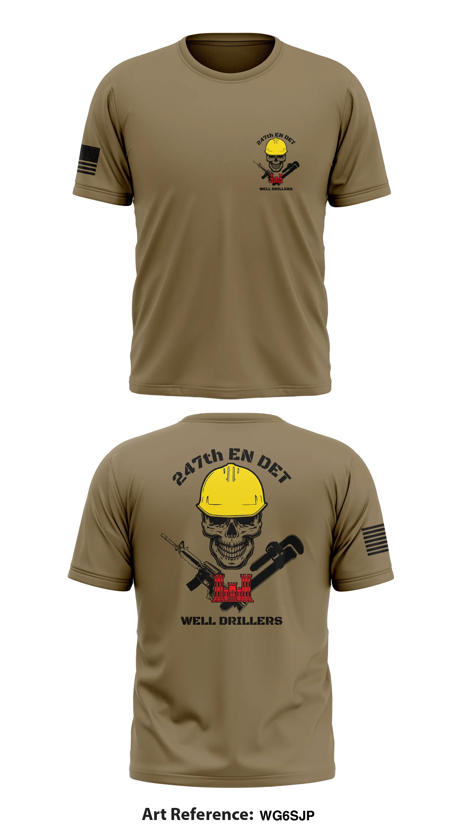 247th EN DET Store 1 Core Men's SS Performance Tee - wg6Sjp