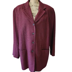 2pc Elisabeth by Liz Claiborne Wool &amp; Silk Blend Suit - 20