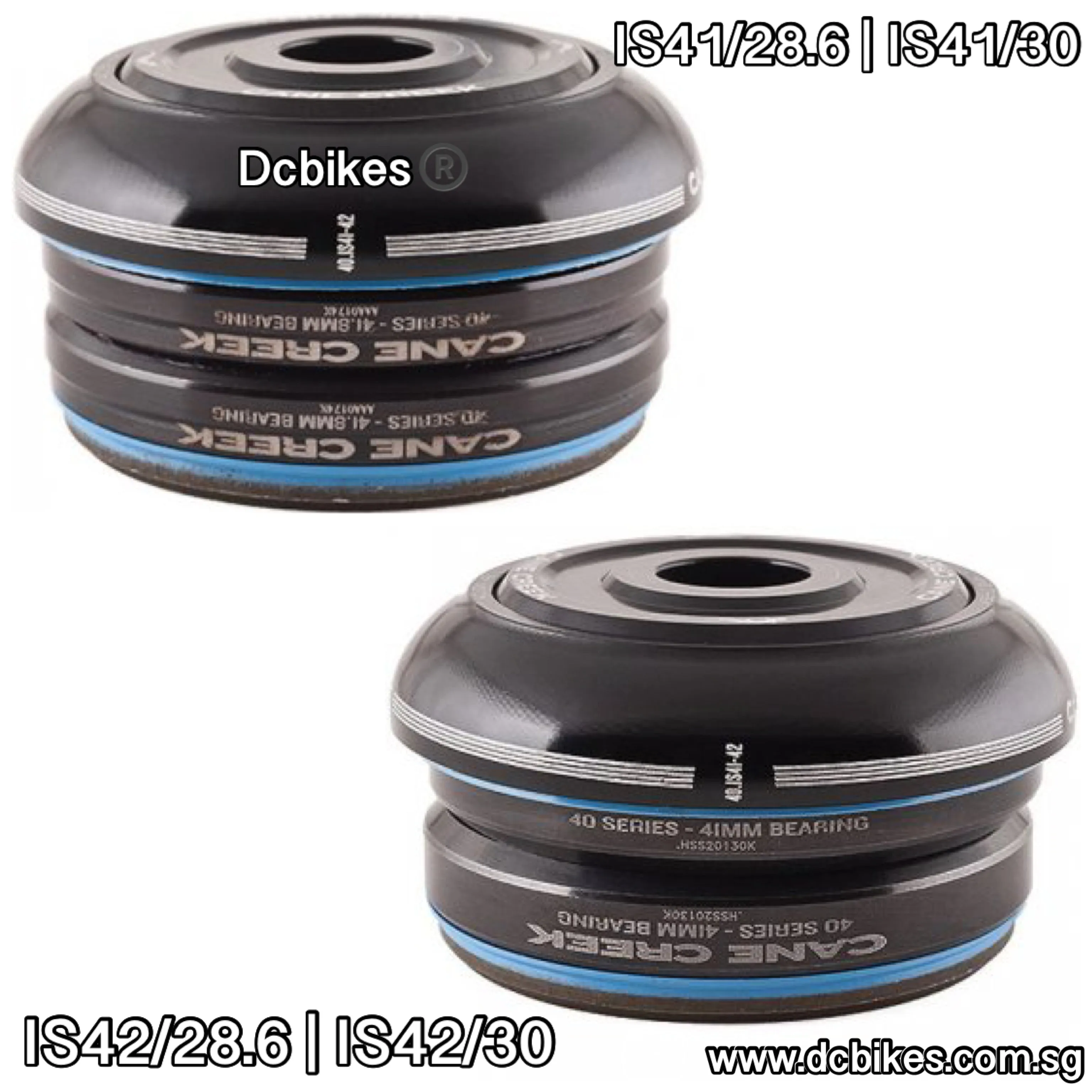 41mm | 42mm Cane Creek 40 IS41/IS41 | IS42/IS42 Integrated Headset