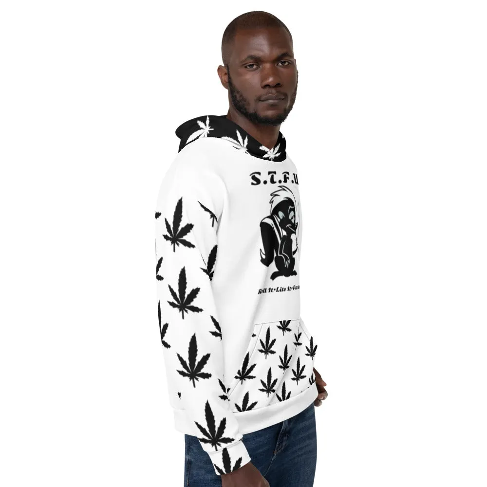 420 Skunk Hoodie -White