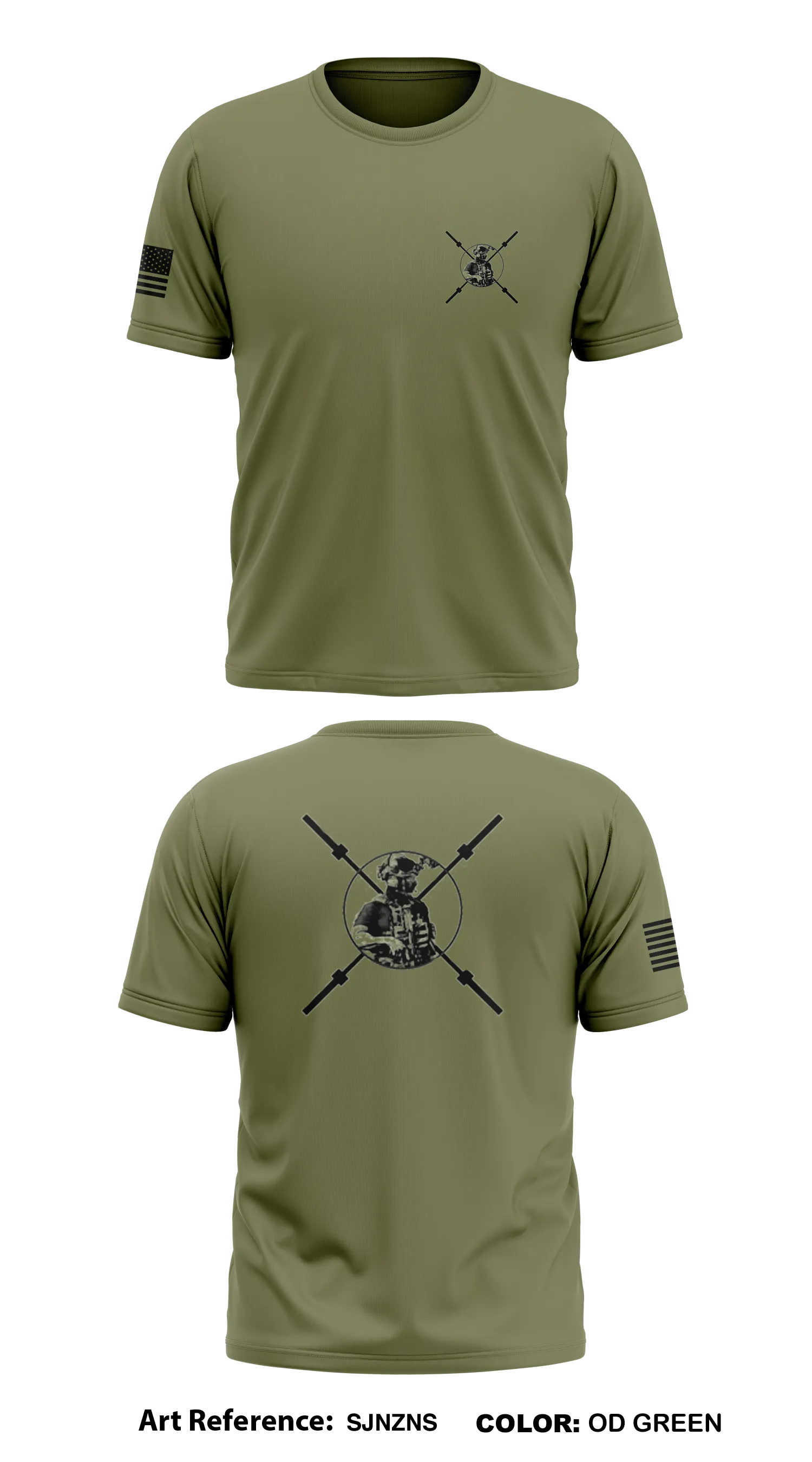 5/73Cav 82nd Abn div  Store 1 Core Men's SS Performance Tee - SjNZns