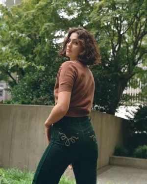 70s Green Corduroy Pants