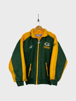 90's Green Bay Packers NFL Embroidered Vintage Puffer Jacket Size 10-12