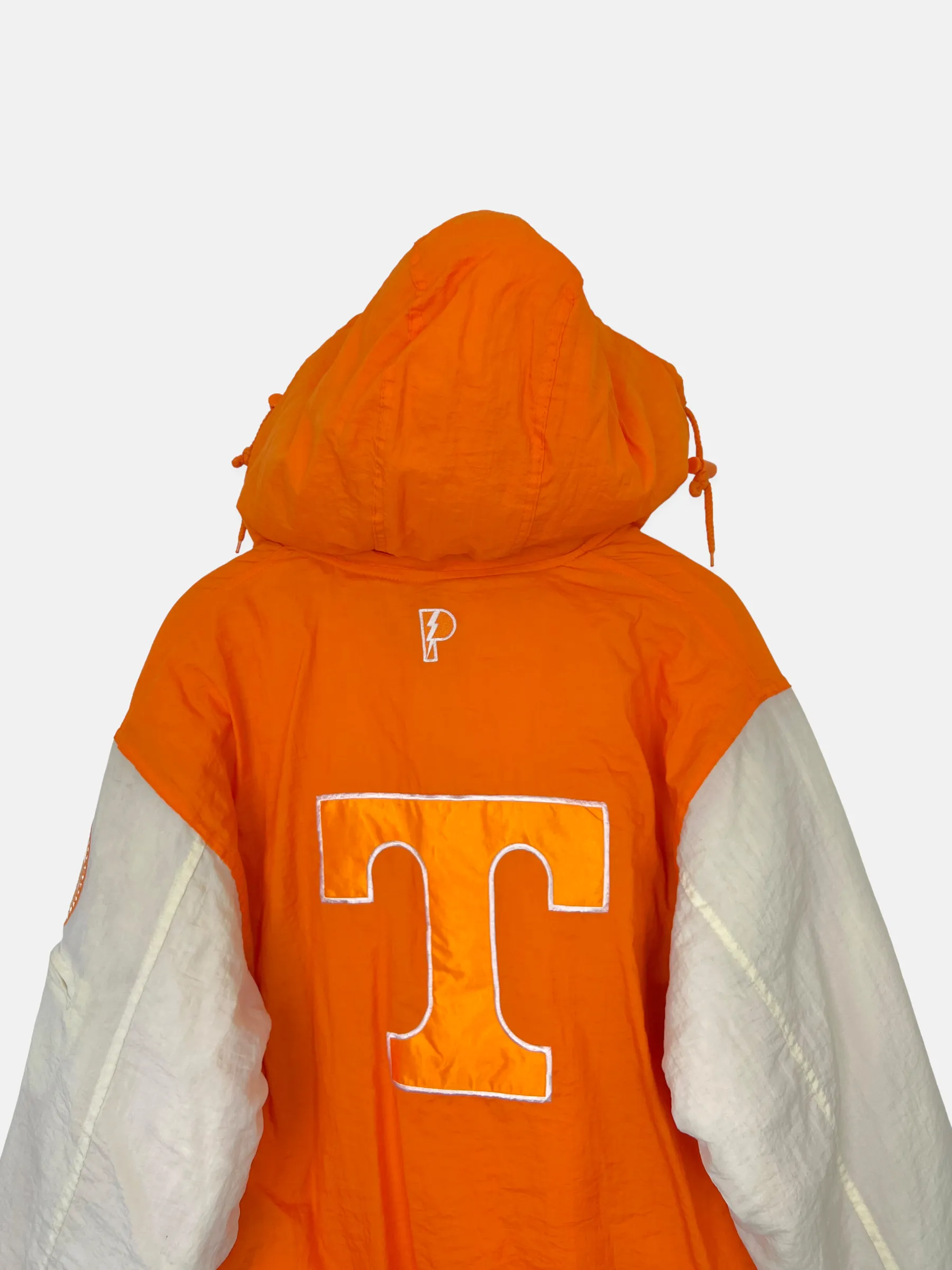 90's Tennessee University Embroidered Reversible Puffer Jacket with Hood Size M-L