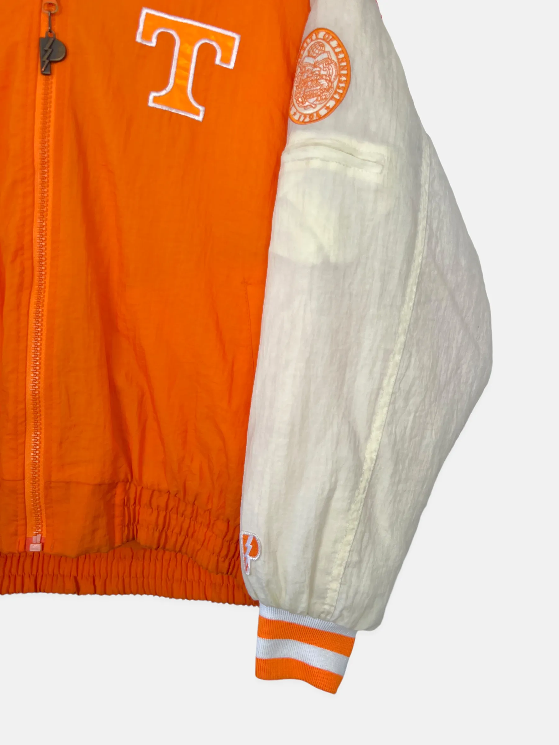 90's Tennessee University Embroidered Reversible Puffer Jacket with Hood Size M-L