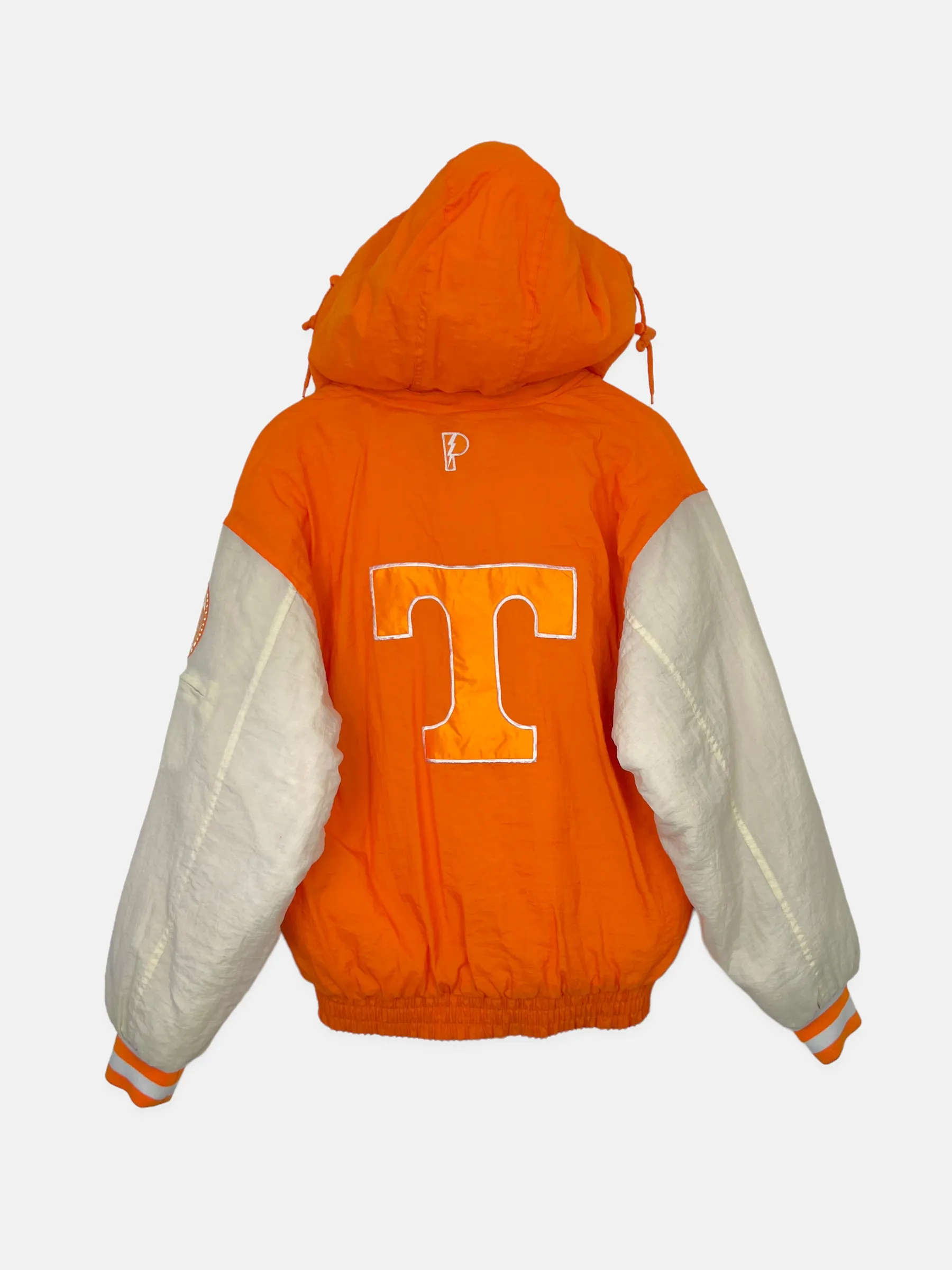 90's Tennessee University Embroidered Reversible Puffer Jacket with Hood Size M-L