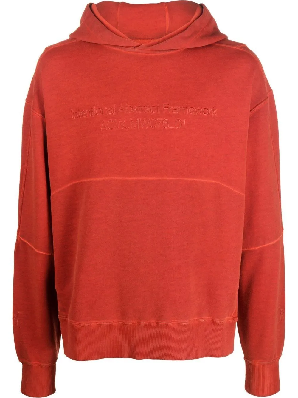 A-COLD-WALL* logo-embroidered cotton hoodie