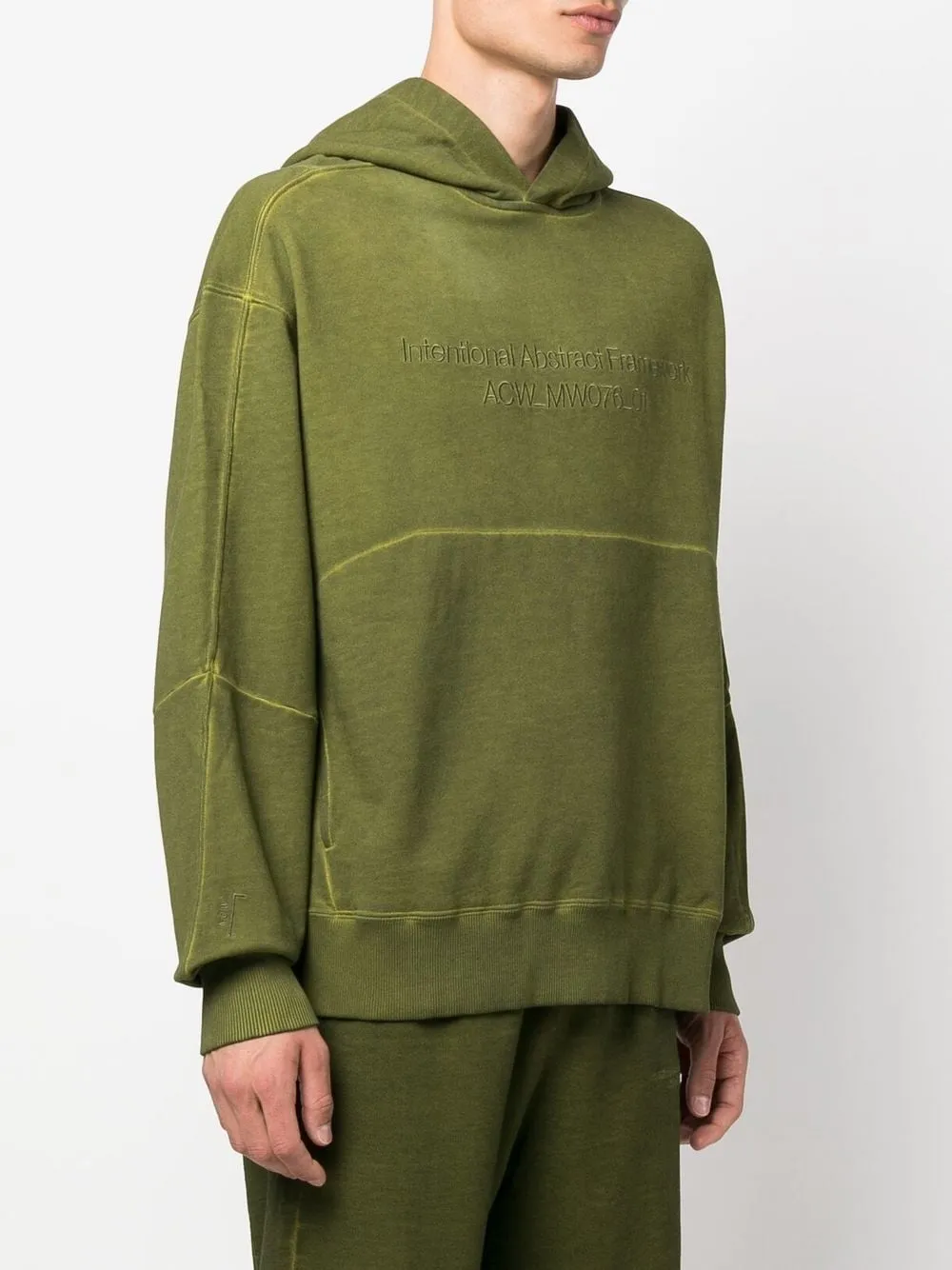 A-COLD-WALL* logo-embroidered cotton hoodie