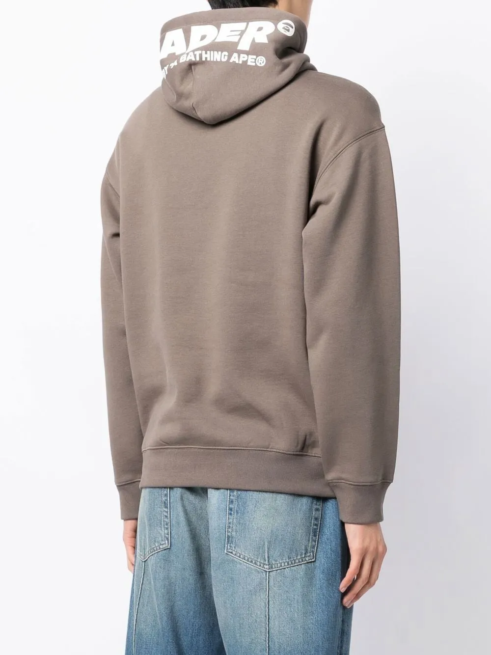 AAPE BY *A BATHING APE® logo-patch drawstring hoodie