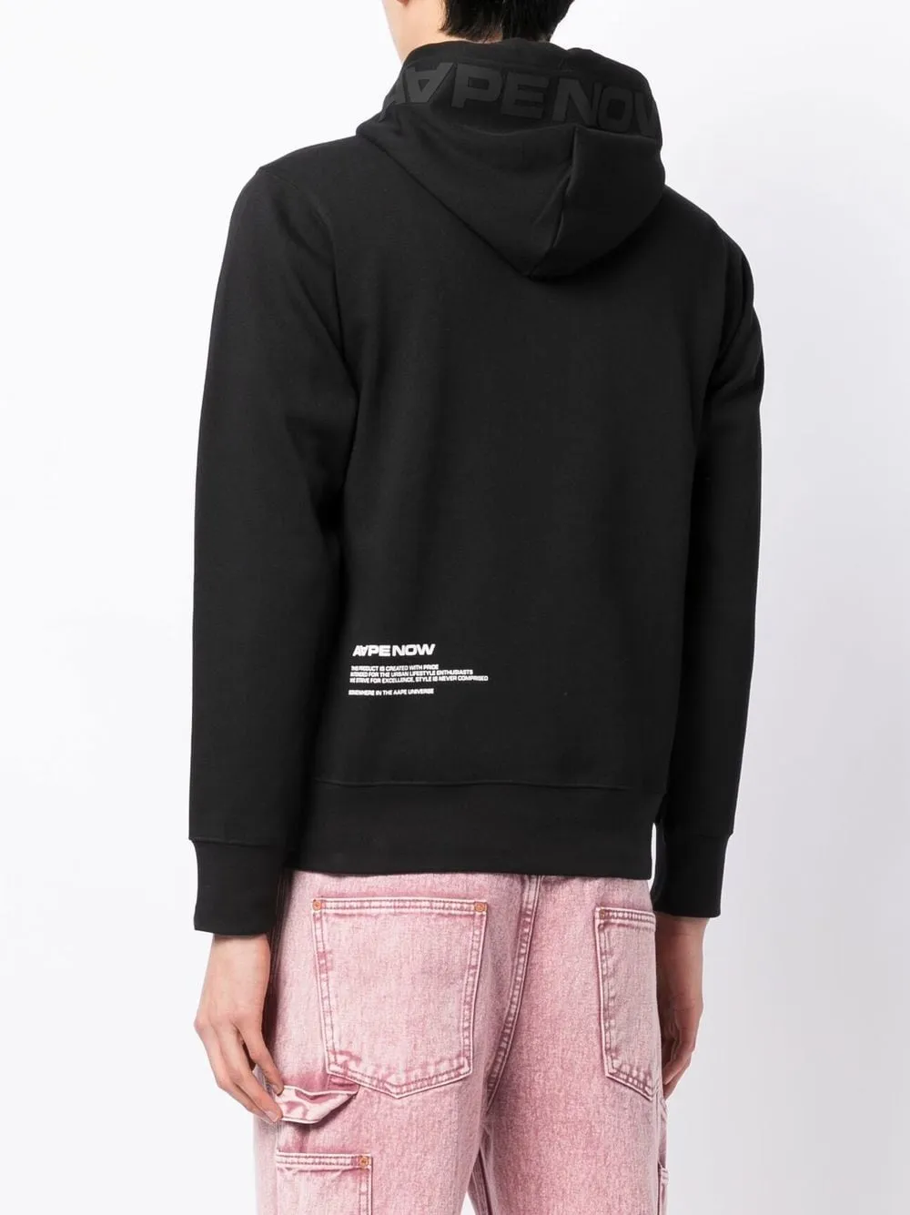 AAPE BY *A BATHING APE® logo-patch drawstring hoodie