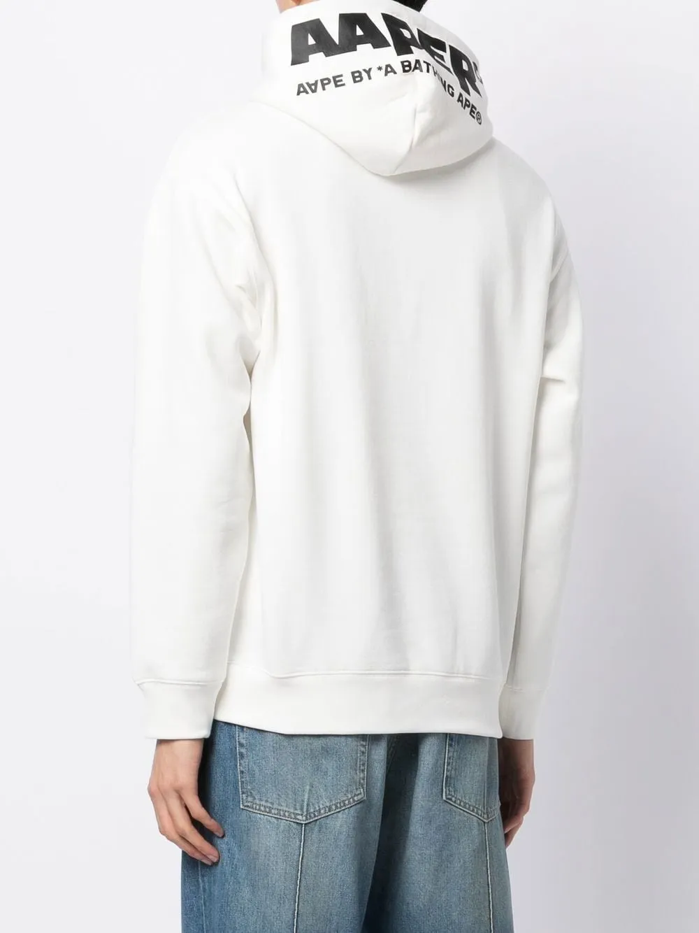AAPE BY *A BATHING APE® logo-print drawstring hoodie