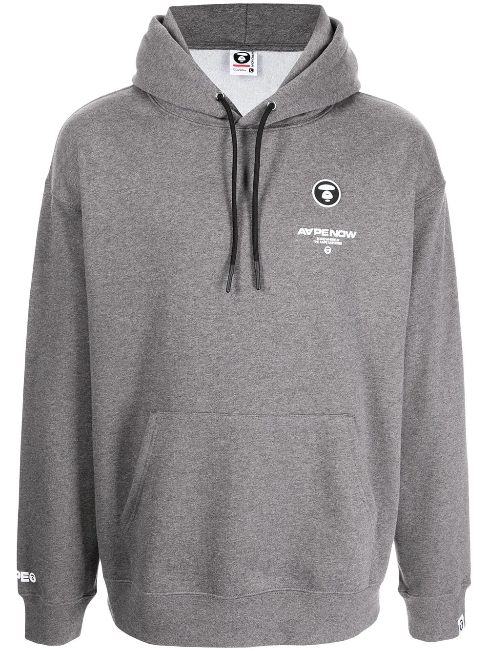 AAPE BY *A BATHING APE® logo-print long-sleeved hoodie