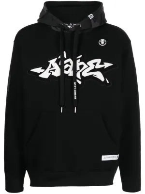 AAPE BY *A BATHING APE® two-tone camouflage hoodie