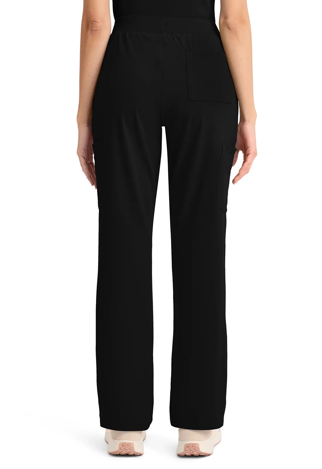 Achieve CK096 Women's 5 Pocket Straight Leg Pant Black