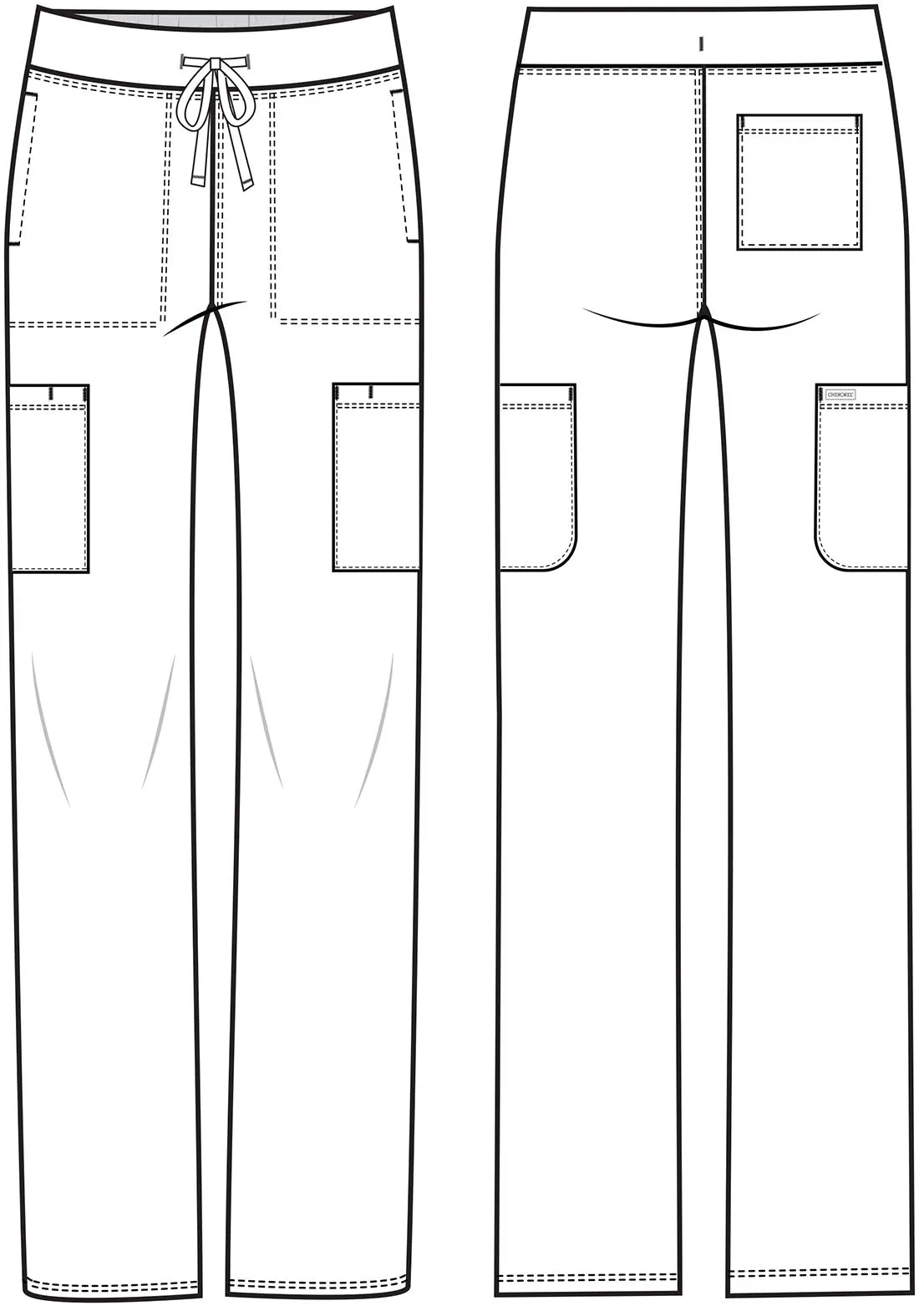 Achieve CK096 Women's 5 Pocket Straight Leg Pant Navy