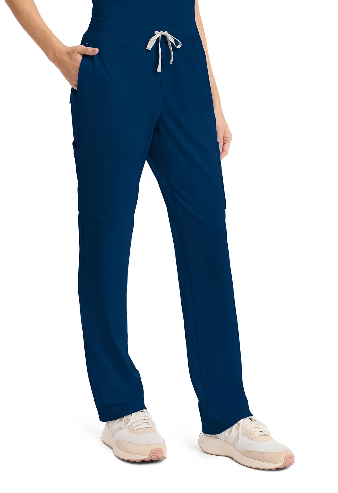 Achieve CK096 Women's 5 Pocket Straight Leg Pant Navy
