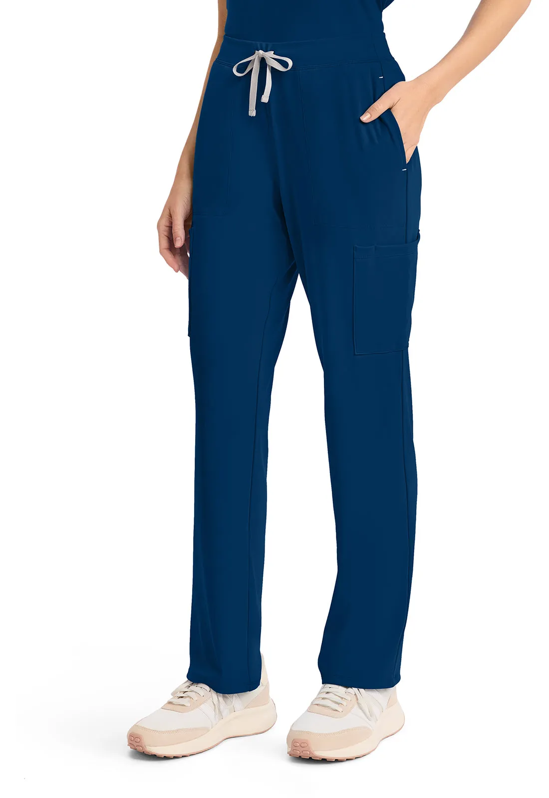 Achieve CK096 Women's 5 Pocket Straight Leg Pant Navy