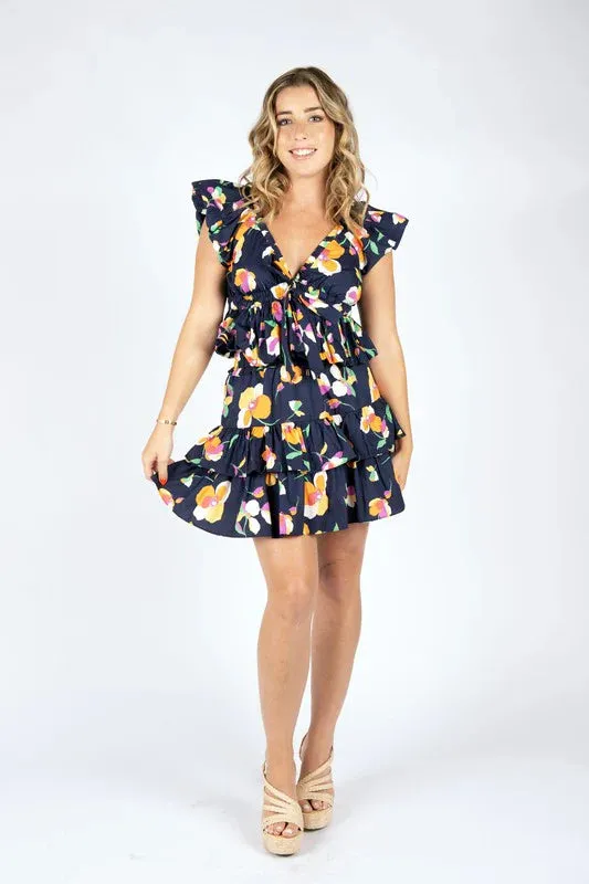 Adelina Floral Top