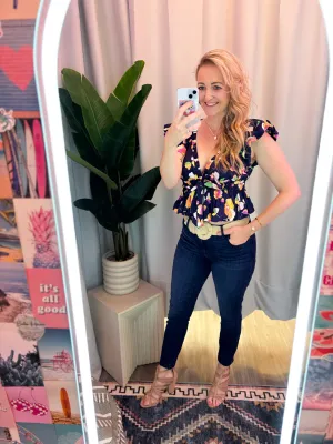 Adelina Floral Top