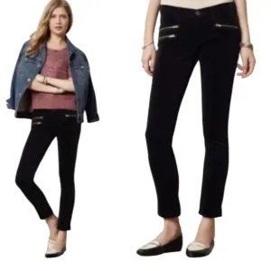 AG Adriano Goldschmied The Moto Stevie Ankle Midrise Straight Corduroy Pant- 31
