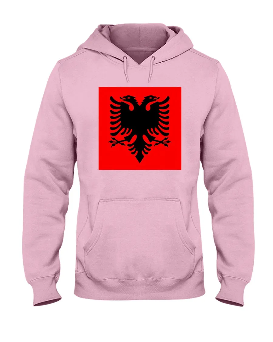 Albania Flag Gildan  Hoodie