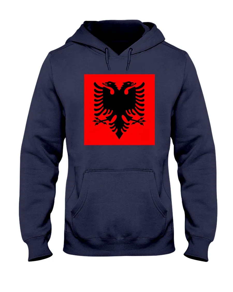 Albania Flag Gildan  Hoodie