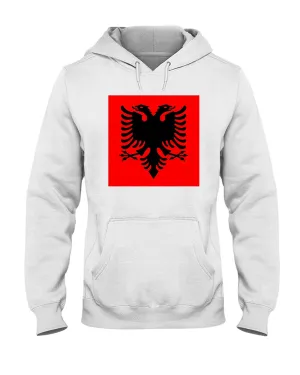 Albania Flag Gildan  Hoodie