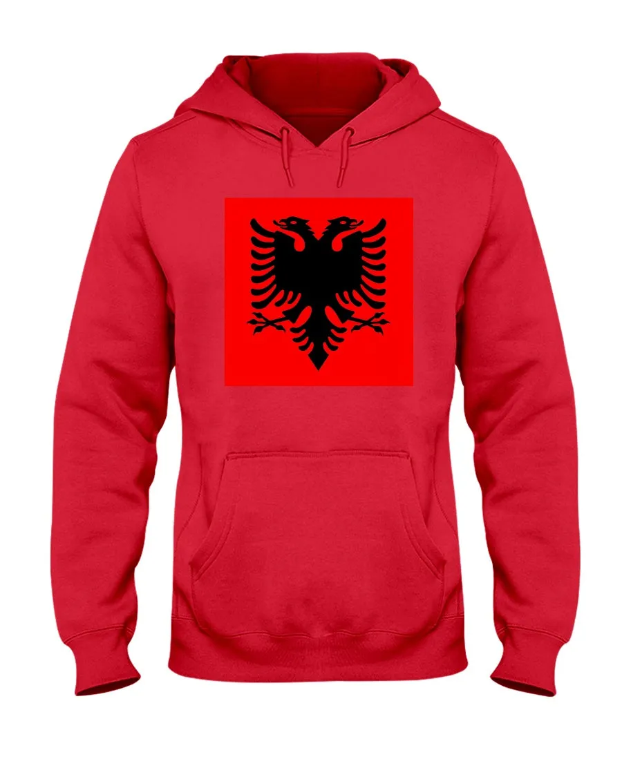 Albania Flag Gildan  Hoodie
