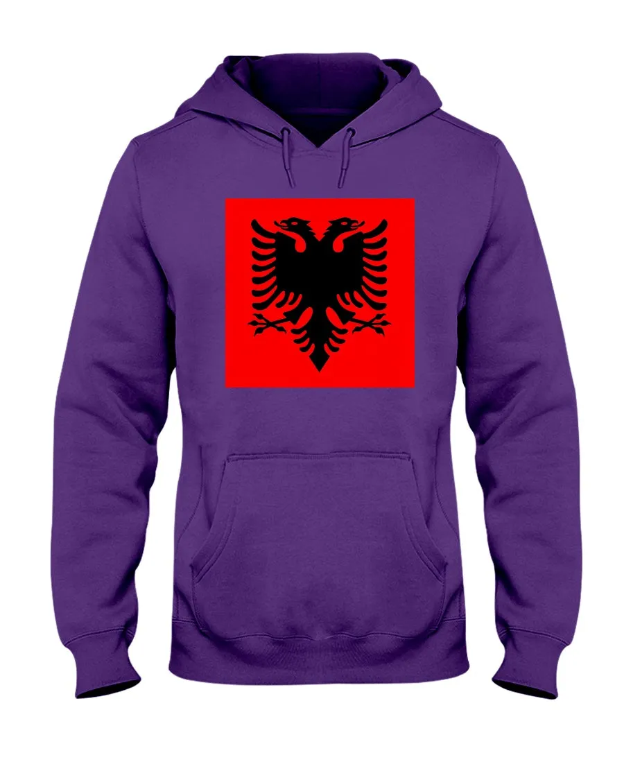 Albania Flag Gildan  Hoodie