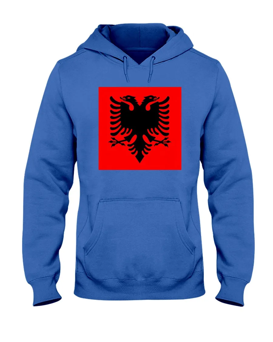Albania Flag Gildan  Hoodie