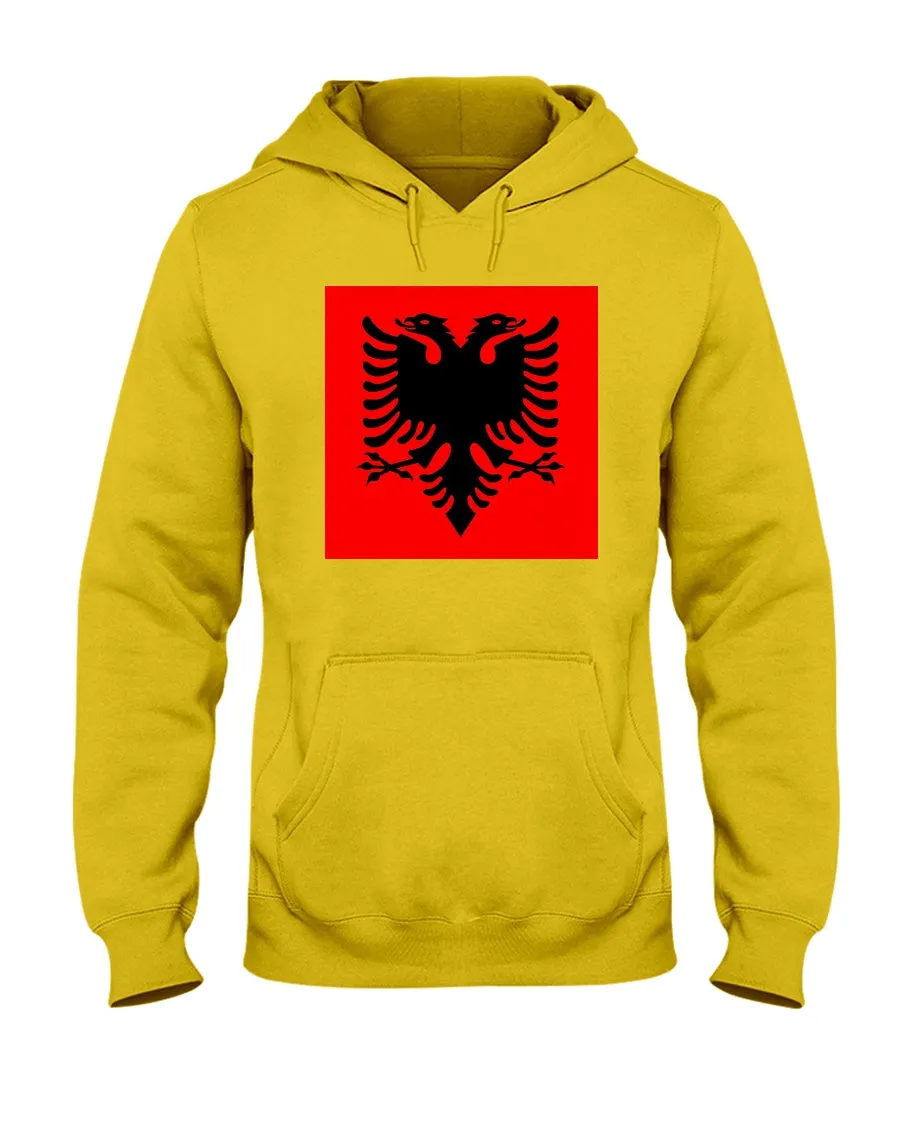 Albania Flag Gildan  Hoodie