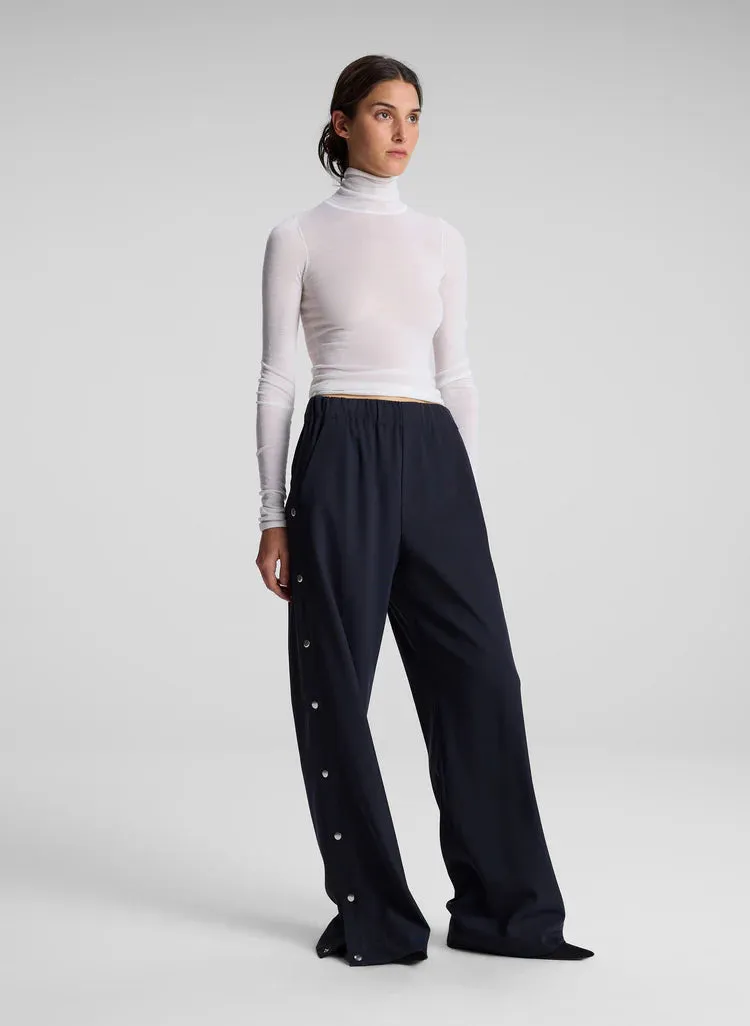 A.L.C. Jackson Snap Track Pants in Evening Blue
