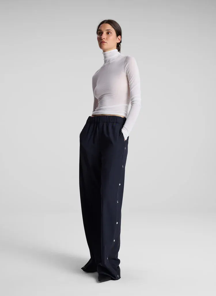 A.L.C. Jackson Snap Track Pants in Evening Blue