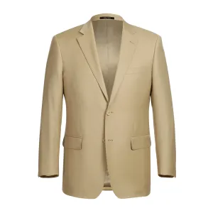 Alessandro Vitello by Renoir Tan 2-Piece Slim Fit Notch Lapel Wool Suit 508-4
