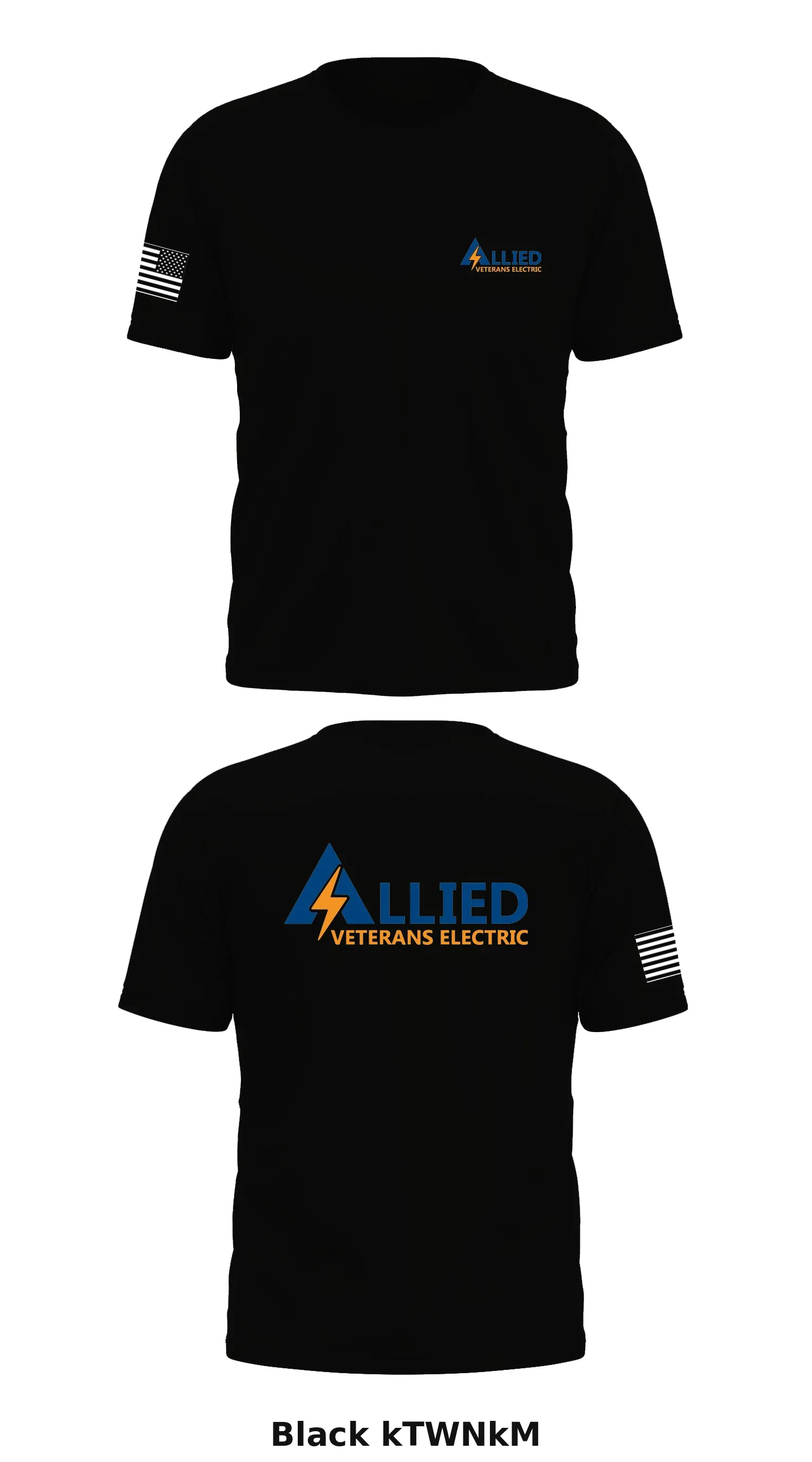 Allied veterans electric Store 1 Core Men's SS Performance Tee - kTWNkM
