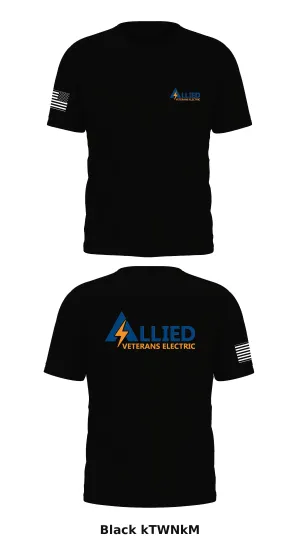Allied veterans electric Store 1 Core Men's SS Performance Tee - kTWNkM