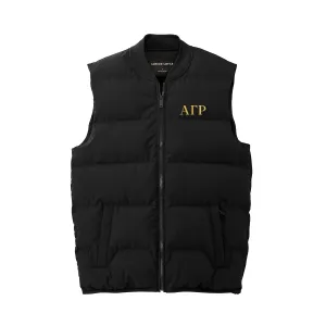 Alpha Gamma Rho Puffy Vest by Mercer Mettle®