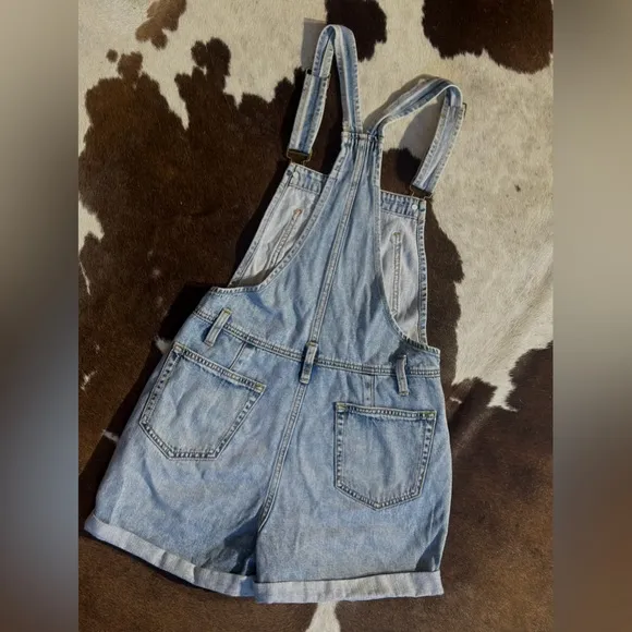 Altar’d State Jean Short Overalls